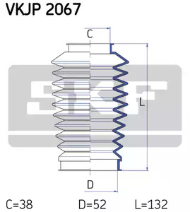 Фото VKJP2067 Комплект пыльника SKF {forloop.counter}}